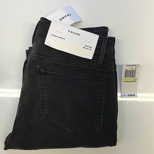 Authentic Frame L’Homme Skinny Denim Black Jeans